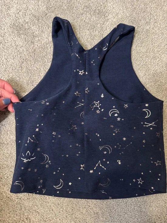 Beyond Yoga Navy Moon & Star Tank Top - Picture 3 of 3